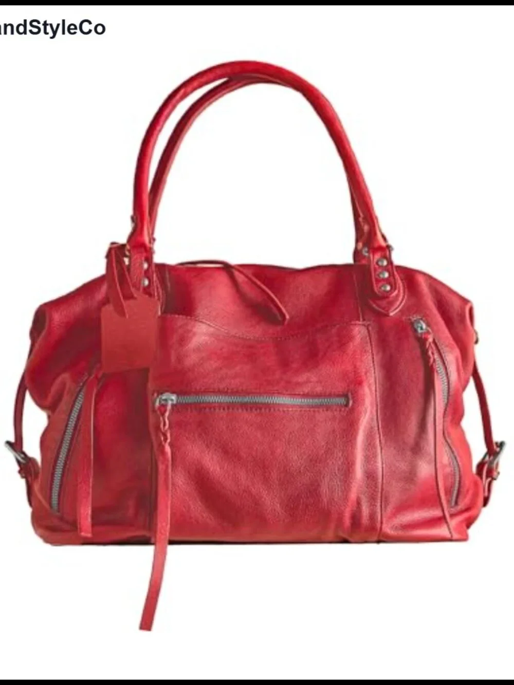 Large Vegan Leather Hobo Tote Crossbody Bag Adjustable Strap